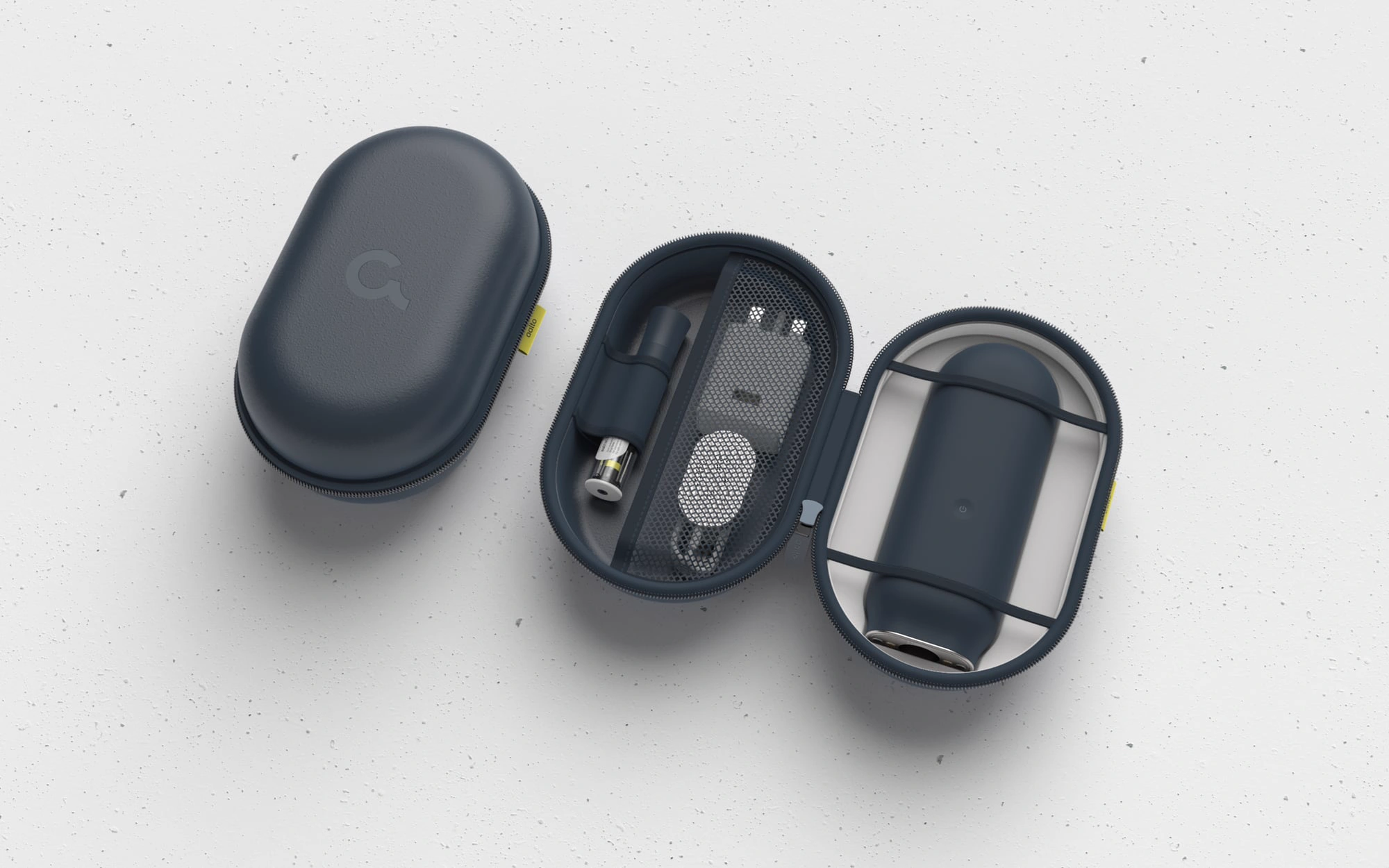 Aalto wearable injector in its case