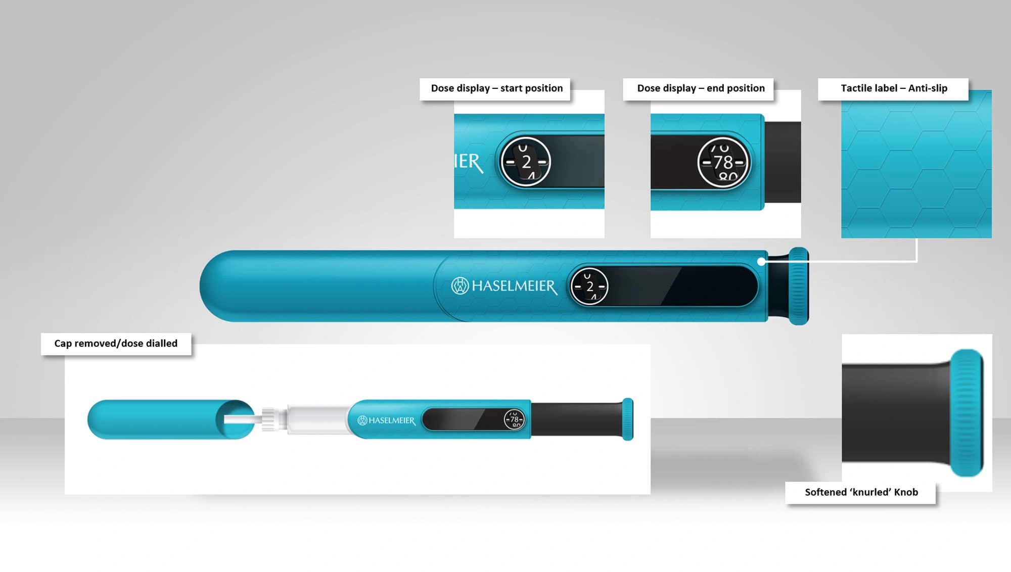 Axis-D pen with interface detail callouts