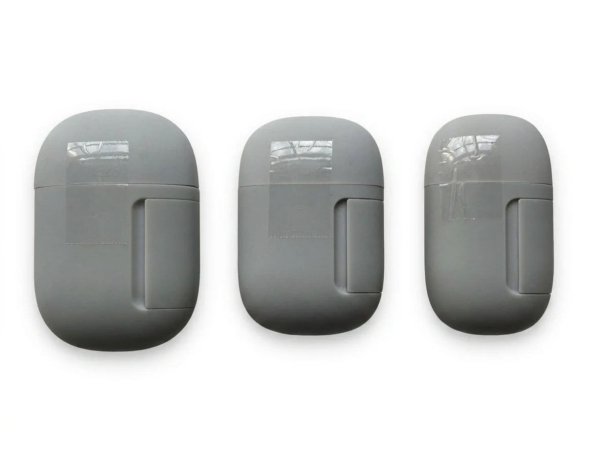A range of sizes