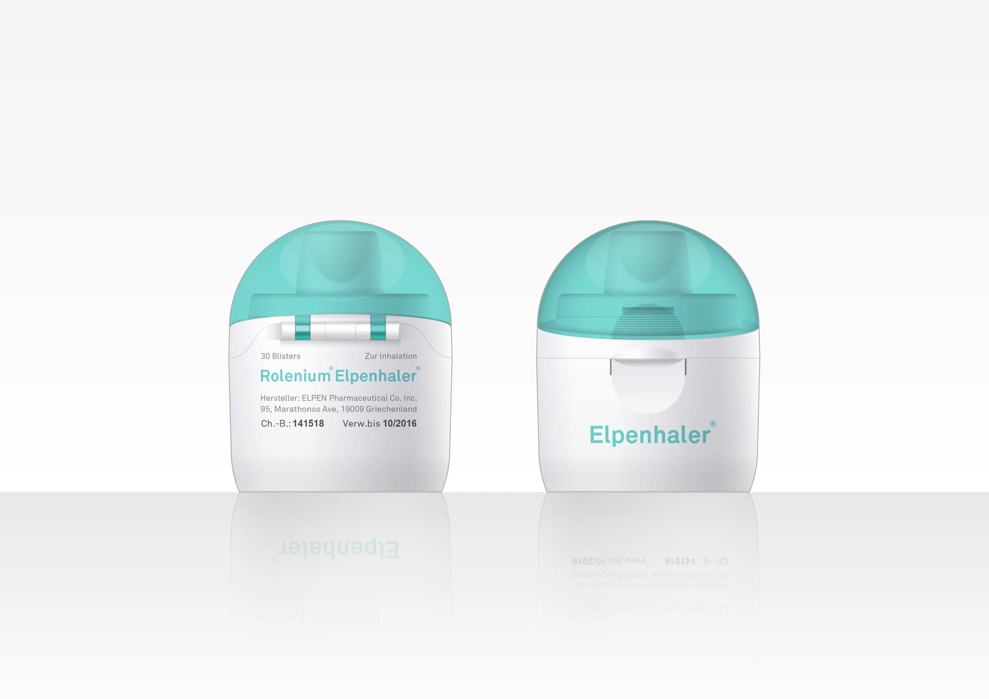 Concept rendering with a teal cap
